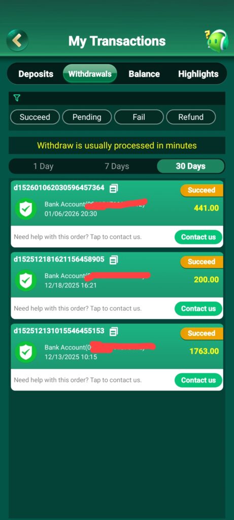 Yono All Games Withdraw proof - yonors.com